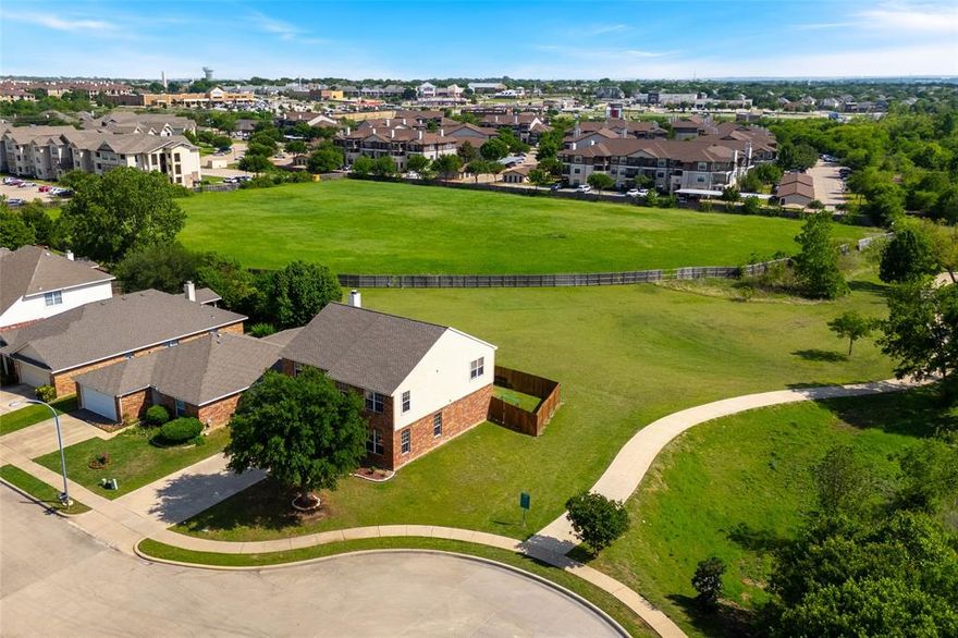 Step into this beautifully maintained 2-story gem located in the Heights of Park Vista neighborhood! Boasting over 2,500 square feet of comfortable living space, this home offers the perfect blend of style, space, and ultimate convenience. As you enter, you are greeted by an inviting, open floor plan that effortlessly flows from the living areas into a bright and spacious kitchen—perfect for hosting friends or enjoying quiet nights in. The owner has thoughtfully added windows throughout, ensuring the entire home is flooded with beautiful natural light and that every single room offers unobstructed views. Known for its incredible use of space, this property features tons of storage throughout, making it a breeze to keep your home organized and clutter-free. The generously sized bedrooms offer a private retreat for everyone—featuring spacious walk-in closets in every single bedroom—including a serene primary suite designed for true relaxation. Step outside to find an incredible bonus: the city is adding walking and biking trails directly behind the home that will extend for 2 miles, offering perfect outdoor recreation right at your doorstep. Zoned for the award-winning Keller ISD, this home provides an incredible opportunity for buyers looking to settle in a top-tier school district. Don't miss your chance to own this Fort Worth standout—schedule your showing today!