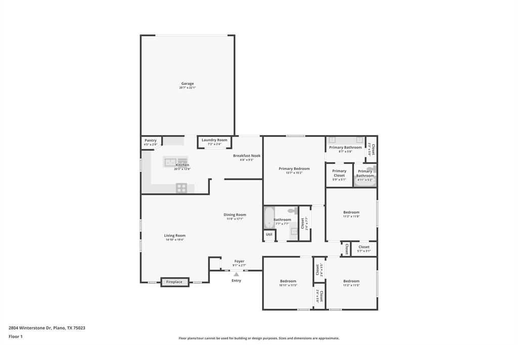 Plano, Texas 75023, United States, 4 Bedrooms Bedrooms, ,2 BathroomsBathrooms,Residential,Active,238057