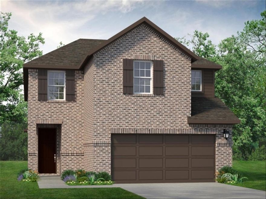 MLS# 20380096 - Built by UnionMain Homes - Ready Now! ~ Stunning 2-story home with open concept living, spanning 2,563 sq ft. This spacious residence boasts 4 beds, 2.5 baths, and a 2-car garage. Enjoy seamless indoor-outdoor living on the upgraded extended patio. Step inside  to discover elegant tile plank flooring throughout main living space. The primary suite offers a spacious closet and ensuite bath. Conveniently, a closet door leads to the utility room. Perfect for families seeking comfort and style, this home presents the ideal combination of modern design and functionality!