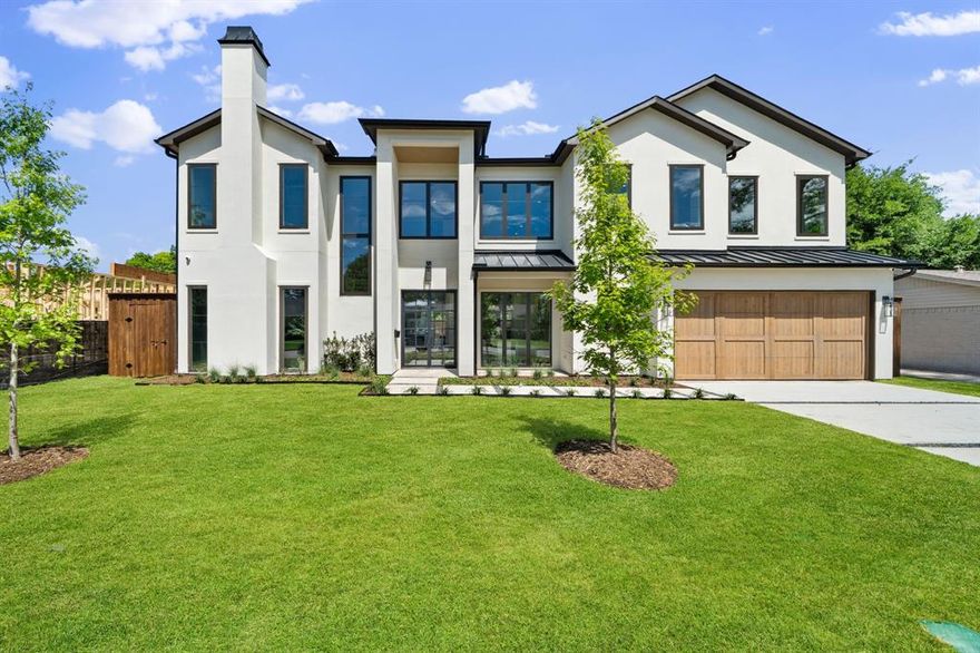 Located in Dallas’ highly sought-after Private School Corridor, this thoughtfully designed new construction offers both luxury and functionality just moments from the Northaven Trail and Royal Park.

Inside, you’ll find a versatile layout featuring two primary suites—one conveniently located on the first floor and another upstairs—ideal for multigenerational living or added flexibility. The home also includes two laundry rooms, with one on each level, making everyday living effortless.

The kitchen is equipped with premium Monogram appliances and opens seamlessly to the main living areas, all complemented by level 4 finishes throughout that elevate the overall design and quality.

Additional features include an electric vehicle charger, prewiring for speakers, and security cameras installed. The home also offers three wood-burning fireplaces, including one in the study.

Enjoy outdoor living with a built-out patio complete with a grill, refrigerator, and sink—perfect for entertaining.

Conveniently located near top private schools, parks, dining, and shopping.