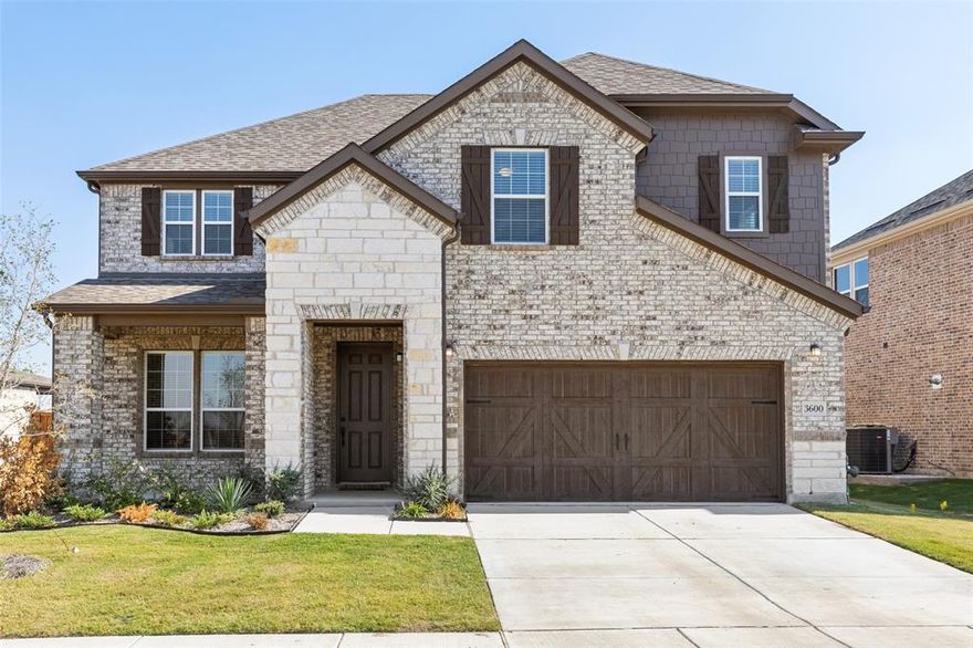 Seller WILL contribute to a rate buy down or closing costs!! Barely lived in KB Home at the ever popular subdivision of Creeks of Legacy in Prosper. This open floor plan features 4 beds, 3.1 baths, study and large game room. Upon entry you are greeted with glass french doors to the study, luxury vinyl plank through entry, living and kitchen. Open floor plan is fantastic for entertaining with large eat in kitchen island, SS appliances, double oven & painted white cabinets. Primary bedroom is spacious and private with en suite and walk in closet. En suite has dual sinks & stand up frameless glass shower. Second floor is equipped with a large game room, secondary bedrooms and 2 bathrooms. Oversize backyard has extended covered patio, gas hookup & greenbelt space behind along with community dog park. The Neighborhood has an abundance of amenities with 2 pools, clubhouse, playgrounds, walking trails, tennis courts and more. Seller needs leaseback.
