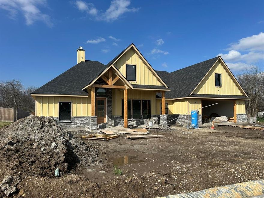 Estimated completion is April 2026. Experience refined living in this custom-built home by Tatarian Homes located in the highly sought-after Pyramid Acres subdivision within Aledo ISD. Offering just under 2,500 square feet, this thoughtfully designed residence features three oversized bedrooms, two and a half baths, and a generously sized private office ideal for working from home. High-end finishes throughout showcase quality craftsmanship and elevated design, creating a seamless blend of sophistication and comfort. The expansive layout provides exceptional flow and functionality, complemented by an oversized garage with ample space for vehicles and storage. There are no HOA restrictions. Pictures up to date as of March 18th.