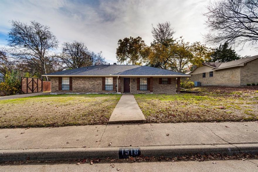 Charming 3-bed, 2-bath home for rent at 1518 Sharon Dr, Cedar Hill, TX 75104! Nestled in a tranquil neighborhood, this residence boasts modern amenities and a spacious layout. Enjoy a fully equipped kitchen, cozy living areas, and a private backyard retreat. Conveniently located near parks, schools, and shopping, it offers both comfort and convenience. Don't miss the chance to make this your dream home. Contact us now to schedule a viewing!