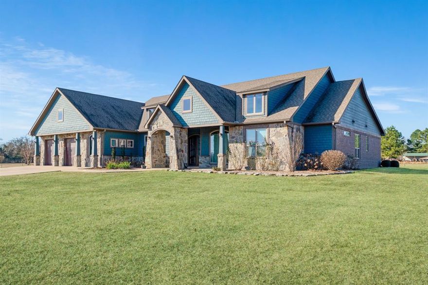 Welcome home to space, style, and functionality on 2 beautiful acres! This custom-built 2016 property offers the perfect blend of upscale finishes and everyday comfort, with an open, airy design made for entertaining and relaxing alike.
Step inside to a bright open floor plan featuring vaulted ceilings, a split-bedroom arrangement, and a stunning double-sided fireplace that anchors the living space with warmth and charm. The kitchen is a true centerpiece with custom cabinetry, a 6-burner cooktop, and a premium KitchenAid appliance package including refrigerator, plus a built-in oven and microwave—ideal for the home chef.
The private primary suite is thoughtfully designed with a dedicated work area nearby, large walk-in closets, and plenty of room to unwind. You’ll also love the flexible office or home gym space, perfect for working from home or staying active year-round. An oversized laundry room with sink adds convenience, along with generous storage throughout.
Outside, the property truly shines with an oversized garage and a large 1600 sq ft workshop complete with living quarters—perfect for guests, multigenerational living, a hobby space, or business needs. With wide-open land and room to roam, this is the kind of property that offers both privacy and possibility.
Custom quality, modern comfort, and incredible workspace—this one is a rare find!