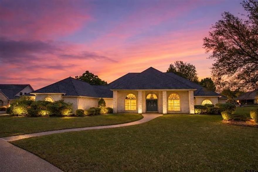 New home on the golf course? Yes, please! This spacious home offers 3-bedrooms, 3.5-baths and a 3-car garage with a dedicated workshop and stunning fairway views. Inside, elegant arched entryways and walls of windows fill the open livings paces with natural light. Formal living and dining areas flow seamlessly into a large family room with a classic fireplace, built-ins, and double doors that open to the sunroom—creating an effortless extension of the main living area. The well-designed kitchen offers abundant cabinetry, double ovens, a center island, ample workspace, and a spacious secondary dining area. The primary suite features tray ceilings, private sunroom access, beautiful golf course views, and a luxurious bath with dual vanities, a soaking tub, separate shower, and an expansive walk-in closet. Upstairs, a versatile bonus room with a full bath and balcony access provides endless options for a game room, media space, guest suite, or home office. Enjoy the enclosed sunroom and covered patio—perfect for entertaining or relaxing while overlooking the serene golf course setting. Community amenities include a guarded entrance, championship golf course, clubhouse, pool, three lakes, and a marina, offering a peaceful, resort-style lifestyle.
