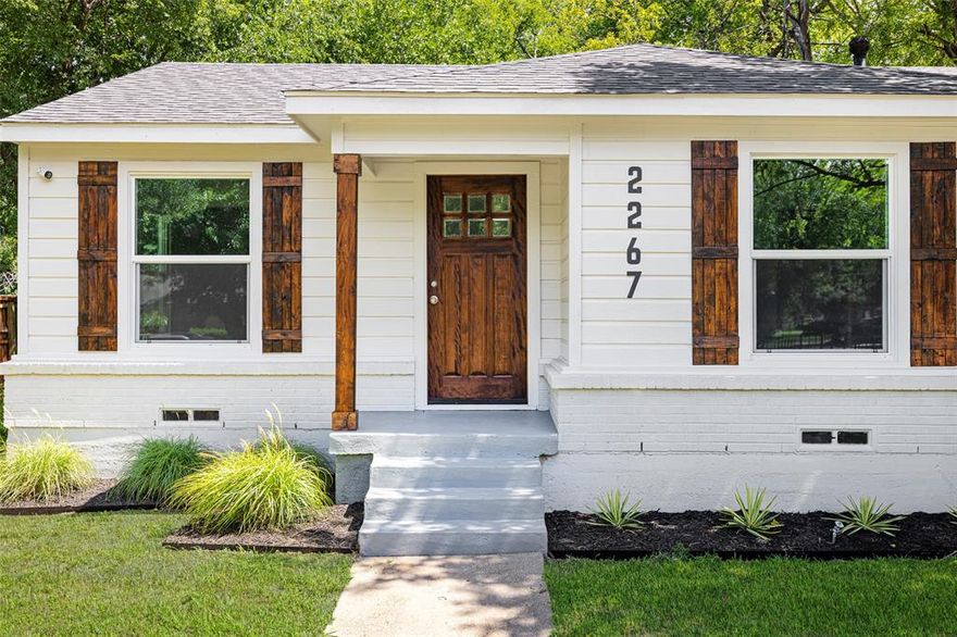 Discover charm and convenience in this fully renovated 3-bedroom, 1-bath home, perfectly located in vibrant East Dallas. Thoughtful updates include new windows, roof, cabinetry, countertops, tile, and lighting—everything has been done for you! Original hardwood floors have been beautifully refinished, adding timeless character and warmth throughout the home.

Enjoy the benefits of a spacious corner lot with a detached garage and plenty of outdoor space for relaxing or entertaining. Just minutes from White Rock Lake, the Dallas Arboretum, and some of East Dallas' best restaurants and cafes, this home offers unbeatable lifestyle and value.

Move-in ready and priced under $300K—this one won’t last long!
