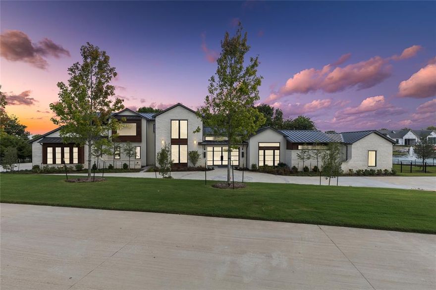 Another quality Tim Jackson Custom Home, one of Fairview's most prestigious builders.  Home is in Lovejoy ISD, one of Texas' top 3 public school districts.  Gorgeous heated infinity pool looks out to natural tree line.  Gorgeous light fixtures, ceiling details, and stonework throughout.  Open floorplan for living room and kitchen with Thermador appliances and prep kitchen.  Isolated master bedroom with fireplace and direct access to back yard.  Modern master bathroom with wood cabinets and beautiful stonework.  Two large separate master closets, one with washer and dryer hookups.  Mother in law suite downstairs with separate entry.  Upstairs features three bedrooms, complete with private bathrooms and walk in showers.  Large windows throughout the home provide beautiful views of the heavily wooded lot.  Large covered patio complete with outdoor grill, heaters, and remote operated screens.  Lovely water feature in back yard is seen from entrance.