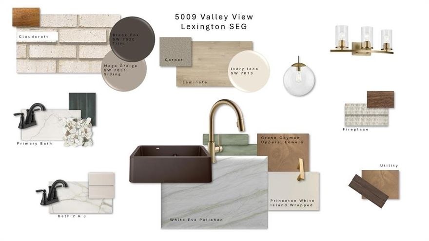 MLS# 21195255 - Built by Sandlin Homes - May 2026 completion! ~ This stunning single-family residence in Joshua Meadows is a perfect blend of modern design and functional living. With 2,599 sq. ft., this home offers four spacious bedrooms, including a luxurious primary suite, and three full bathrooms. The modern style features an inviting living area with an open concept, ideal for gatherings. Enjoy the beauty of this plan with your side-entry garage and a grand foyer at the front entryway.  Interior highlights include a cozy fireplace, separate vanities at the primary bathroom, and extra storage with backyard access. Thoughtfully designed with light flooring, beautiful green kitchen backsplash tiles with stained cabinets and pops of gold in the cabinet pulls and kitchen faucet. Step outside to a covered patio, perfect for outdoor relaxation.   Located within the highly regarded Joshua ISD, this property is set for completion by Spring 2026- your opportunity to own a brand-new home awaits!