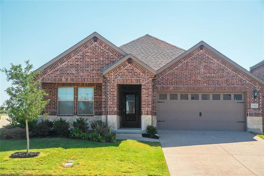 Charming Energy-Efficient Home in Sought-After Melissa ISD. Ideally situated just north of McKinney with quick access to Hwy 75, Hwy 380, and the Dallas metro, this beautifully designed 4-bedroom, 3-bath home is move-in ready! The spacious open-concept living area flows effortlessly onto a covered back patio, perfect for seamless indoor-outdoor entertaining. Featuring modern linen cabinets, sleek ash quartz countertops, chic grey hexagonal tile, light gray carpeting, and ivory oak vinyl plank flooring from our Elegant Package—every detail has been thoughtfully curated. Located on a large corner lot, you'll enjoy extra backyard space for family fun and relaxation. Community amenities include scenic greenbelts, parks, and walking trails, with the Hollow Oak Golf Course and Inspiration Park just minutes away. Homes like this go fast, so don’t miss your chance!