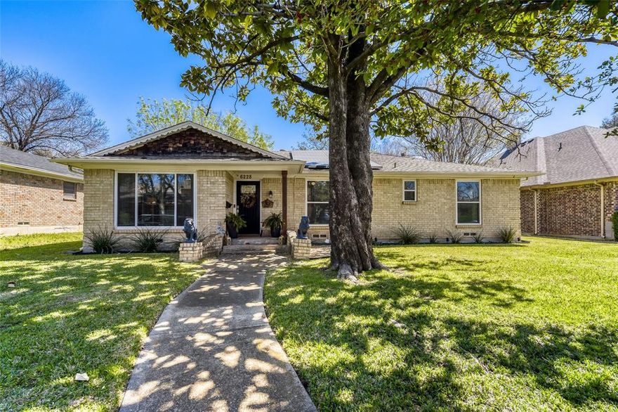 Updated Brick Home in Desirable East Dallas! This beautifully updated cottage in a quiet, friendly East Dallas neighborhood delivers quality finishes, smart upgrades, and a layout that works beautifully for everyday living. LVP flooring flows throughout the entire home, creating a clean, modern look that's easy to maintain. The kitchen is a standout, featuring a gas cooktop, granite countertops, an undermount sink, and an abundance of cabinetry — everything a home cook could ask for. A large picture window in the dining area and breakfast room floods the space with natural light, making every meal feel bright and welcoming. Granite surfaces continue throughout both bathrooms and the primary vanity area, tying the home together with a consistent, polished feel. The primary suite offers a private ensuite with a dedicated vanity area, while the secondary bedrooms share a convenient Jack and Jill bathroom — a thoughtful layout that works beautifully for families. Recent updates include new windows, new patio doors, and a brand new 2025 HVAC system, providing comfort and efficiency you can count on for years to come. Solar panels add ongoing energy savings to an already well-maintained home. Situated close to area amenities and all that East Dallas has to offer!