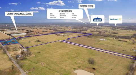 47.798 acres County Road 1103 Sulphur Springs TX 75482