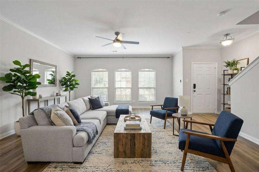 Looking for a 2-bed villa in Stonebridge Ranch under $360K with Frisco ISD and gated amenities? This 1,231 square foot, 2 bedroom plus loft, 1.5 bath villa in Villas at Willow Grove offers a 2-car garage, private courtyard, and low-maintenance living with HOA-covered exterior care, now reduced to $359,900.

Located in the gated Villas at Willow Grove within Stonebridge Ranch in McKinney and zoned to Frisco ISD, this two-story villa offers 1,231 square feet, 2 bedrooms plus a versatile loft, 1 full bath upstairs and a convenient half bath downstairs. The private front courtyard opens into a light-filled interior, crown molding, and luxury vinyl flooring. The kitchen features granite counters, stainless appliances, and flows seamlessly into open living and dining areas ideal for everyday living or entertaining. Upstairs, the primary suite includes a soaking tub and separate walk-in shower, while the secondary bedroom and loft provide flexible space for guests, office, or hobbies. Refrigerator, washer, and dryer convey for a move-in-ready experience. The 2-car garage and ample guest parking add convenience. Residents enjoy resort-style amenities including a clubhouse, pool, fitness center, and walking paths. The $348 per month HOA covers exterior maintenance including roof, foundation, and landscaping. Just minutes from shopping, dining, and major highways, this 2-bed villa in Stonebridge Ranch delivers value, location, and lifestyle at $359,900.