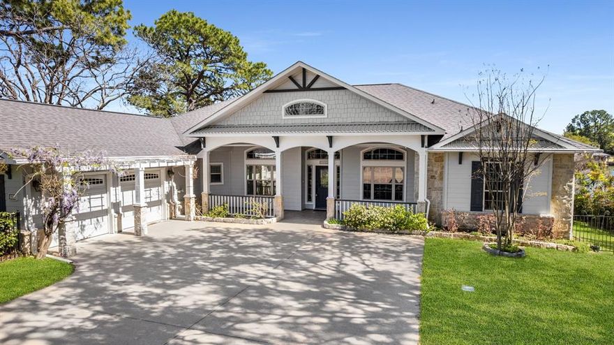 Welcome to your dream lakefront retreat.  This stunning waterfront retreat on Cedar Creek Reservoir offers the perfect blend of comfort and luxury, featuring breathtaking lake views. Step into a backyard paradise designed for unforgettable entertaining. The show-stopping outdoor kitchen is fully equipped and thoughtfully laid out, creating the perfect space fr hosting everything from casual weekend cookouts to large gatherings under the stars or taking in the sunset. The Trex deck is built for a Hot Tub-Swim spa with a 240V setup, so lots of options are possible. This property delivers the ultimate lakefront lifestyle.  Adding even more versatility is a 20x40 insulated shop featuring its own bathroom - ideal for hobbies, storage, a workshop, or even a future guest or flex space. With foam insulation in place, this structure is comfortable all year-round and offers endless possibilities. This property delivers the ultimate combination of function, comfort, and outdoor luxury, an entertainer's dream you won't want to miss.  All on beautiful Cedar Creek Reservoir.