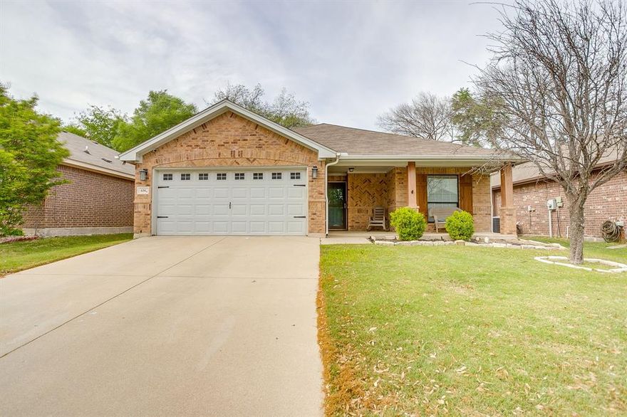 This is the kind of home buyers hope to find—but rarely do at this price point. Welcome to 636 Clearbrook Street, where fresh paint, a smart layout, and durable wood-look tile flooring come together to create a space that just feels right the moment you walk in. No carpet, low maintenance, and designed for real life! The open living area centers around a wood-burning fireplace and flows effortlessly into the kitchen and dining space, making it ideal for both everyday living and hosting friends without feeling cramped or disconnected. The primary suite offers a true retreat with dual sinks, a separate shower, and a garden tub—while the secondary bedrooms give you flexibility for guests, a home office, or whatever life needs next. Step outside to an extended back patio that’s ready for evenings, weekends, and everything in between.  This move in ready home is ready for you.