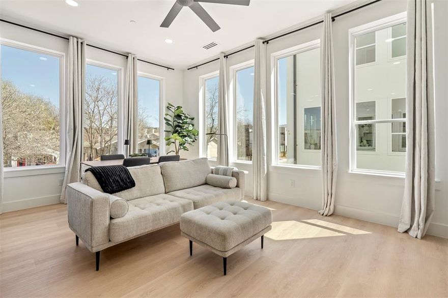 Discover elevated urban living in this beautifully crafted 2024 new build, nestled in one of Dallas's most vibrant neighborhoods. This exquisite residence offers a perfect blend of sophistication and convenience, featuring spacious, light-filled interiors with premium finishes throughout. Expansive windows and high ceilings create an open, airy ambiance, while the gourmet kitchen is equipped with top-of-the-line appliances and an elegant island – perfect for both casual dining and entertaining.

Enjoy the luxury of a private, well-appointed primary suite with a spa-like bathroom and generous walk-in closet. Additional highlights include a versatile flex space, a cozy outdoor area ideal for relaxation, and a two-car garage. Ideally situated close to Highway 75, grocery stores, and great restaurants, this home provides easy access to Dallas’s finest dining, shopping, and amenities.

The unit is available furnished, and lease terms are flexible to accommodate your needs. Ready to call this sophisticated Dallas gem home?
$4000 12+ months, tenant responsible for utilities
$4500 6+ months, tenant responsible for utilities
$5000 month to month, landlord responsible for utilities