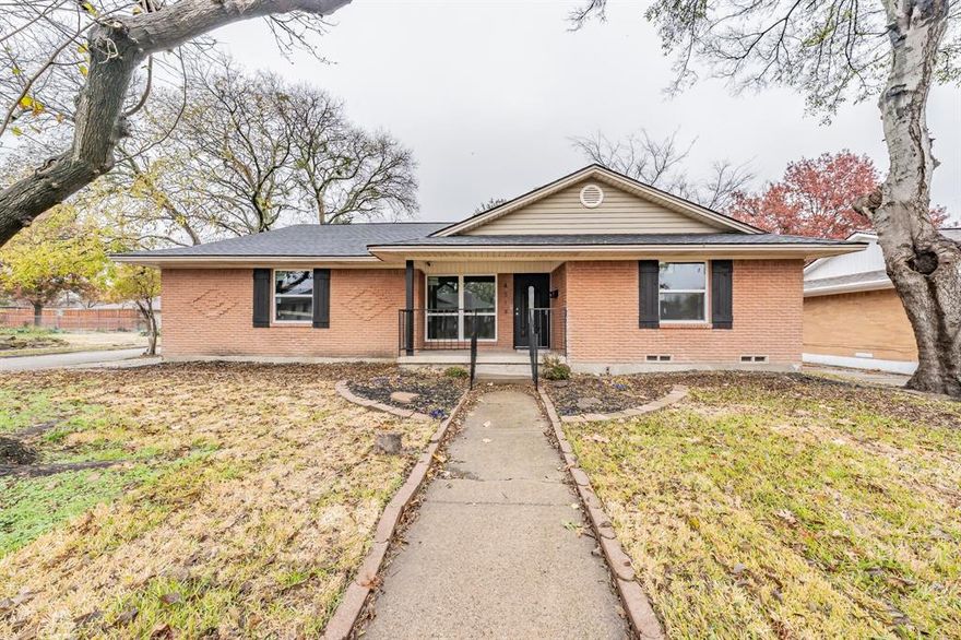 Completely renovated and beautifully remodeled for modern, open living! This home features a brand-new roof, all new water, sewer, and gas lines, and a complete new HVAC system—offering peace of mind and long-term value. The kitchen shines with 42-inch custom cabinetry, quartz countertops, and all new appliances, while the bathrooms have been fully upgraded with stylish finishes.

Refurbished hardwood floors and fresh paint throughout give the home a bright, like-new feel. Enjoy the freedom of no HOA in this thoughtfully updated, move-in-ready property with convenient access to I-635, I-30, shopping, dining, schools, and more.

4518 Live Oak Dr. offers three bedrooms and two full bathrooms with a versatile layout that includes a formal sitting room, an open dining area flowing into the kitchen, and a sunken den highlighted by a striking stone-faced fireplace. Multiple living spaces, plus a bonus loft (not included in sqft) area, provide flexible options for work, play, or relaxation.

Outside, enjoy a covered front porch, rear patio, fenced backyard, corner lot, and a two-car side-entry garage. This home truly lives like a new build—schedule your showing today and submit your best offer.