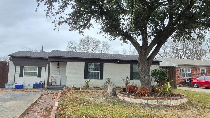 INVESTOR SPECIAL! Prime Fixer-Upper Opportunity in Mesquite, TX! Attention, savy investors and visionary renovators! SOLD AS-IS. Great investment opportunity awaits!. brick home.  home located in an established neighborhood with convenient access to Hwy 635 and Hwy 80, just minutes from schools, shopping, and dining. This exceptional property offers 4 bedrooms and 2 full bathrooms,  Step outside to a generous backyard, perfect for entertaining family and friends. A newer roof 2 years A new AC system 16months.  this diamond in the rough won't last long. DO NOT CHANGE TITLE COMPANY. ONLY CASH. NOOO HARDMONEY OR ASSIGMENT NOOO.