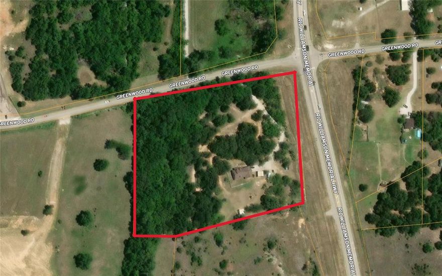 Positioned at a hard corner on the new loop around Weatherford, this exceptional land offering presents a rare opportunity for both commercial and residential buyers in one of the fastest-growing counties in the United States. With over 500 feet of frontage along Ric Williamson Memorial Highway and additional frontage on Greenwood Road, the property benefits from outstanding visibility, accessibility, and traffic exposure—making it ideally suited for a wide range of development uses.

The site includes an approximately 1,700 square foot residence, providing immediate income potential for a long-term investor or the option to repurpose the structure for commercial use, subject to zoning and approvals. Key infrastructure is already in place, including an excellent water well, septic system, and a nearby 12-inch water main available for future expansion. This prime corner location along Weatherford’s expanding loop positions the property for strong future appreciation and flexible use, whether as a strategic commercial site, mixed-use investment, or interim residential holding.