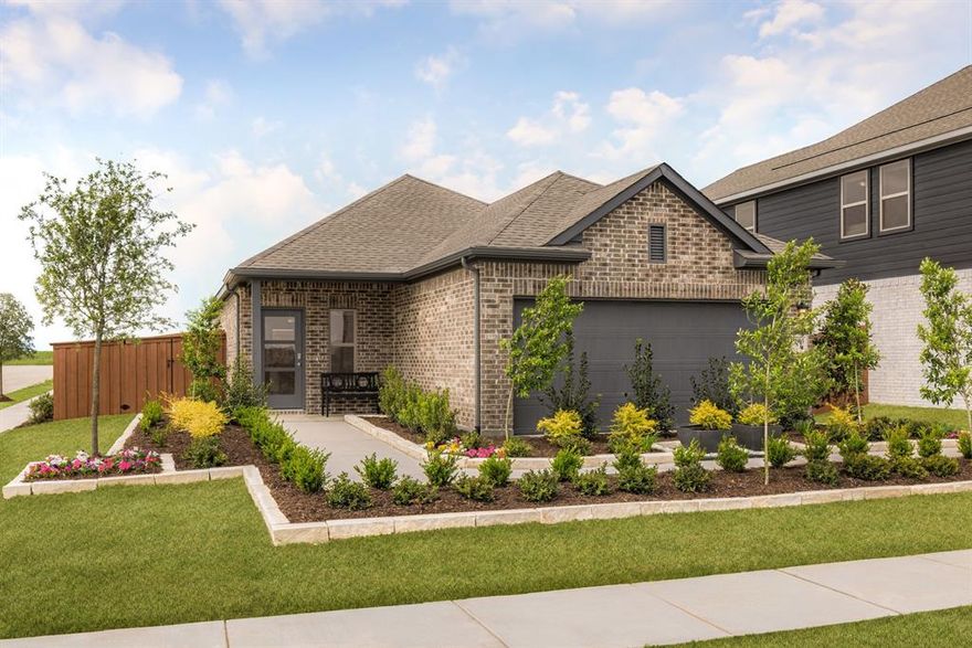 MLS# 21254409 - Built by Coventry Homes - Const. Completed Jan 15 2026 ~ Model Home Opportunity. Looking for a leaseback.  Welcome to this darling, single-story home offering three bedrooms, two bathrooms, and approximately 1,500 square feet of thoughtfully designed living space. Set on a huge lot, this home stands out with its upgraded elevation, delivering both curb appeal and durability. Inside, the open floor plan creates a seamless connection between the main living areas, making the home ideal for entertaining and everyday living. The layout maximizes space and functionality while maintaining a comfortable, modern feel throughout. A covered patio extends the living space outdoors, providing flexibility for future customization. This home combines efficient design, quality construction, and generous outdoor space—all on one convenient level.
