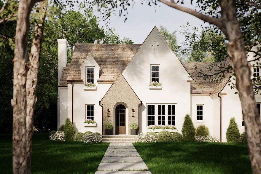 Welcome to the Meadowbrook Cottage — a timeless blend of Southern charm and modern sophistication. Designed for refined living, this 4-bedroom, 3.5-bath home offers over 3,000 square feet of thoughtfully curated space that balances luxury with warmth.
Step through the arched stone entryway into an inviting open-concept living area anchored by decorative wood ceiling beams and a stunning white oak kitchen island. The chef’s kitchen showcases high-end stainless steel appliances, Dolomite countertops, and brass Kohler fixtures, seamlessly blending performance and elegance.
The primary suite is a serene retreat featuring a spa-inspired bath with Signature Hardware aged brass fixtures, Dolomite countertops, and a walk-in shower designed for indulgence. Upstairs, three spacious bedrooms and two full baths offer privacy and comfort for family or guests.
Throughout the home, you’ll find white oak engineered hardwood floors, plush carpeted bedrooms, and custom millwork that elevate every detail.
With its striking architecture, natural materials, and refined finishes, the Meadowbrook Cottage embodies understated elegance — a perfect fit for Deer Valley’s serene setting.