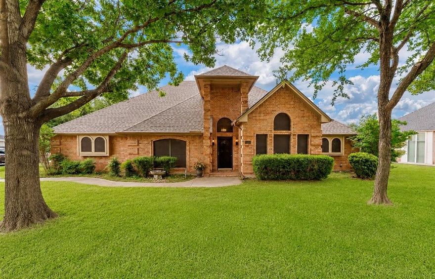 Nestled in the highly desirable Sierra Estates neighborhood of Burleson, this beautifully maintained home offers the perfect blend of comfort, charm, and location. Perched on an elevated lot, you’ll enjoy peaceful surroundings along with a scenic view overlooking the city giving you the feeling of privacy while still being conveniently close to everything Burleson has to offer.
This spacious home features 3 bedrooms, 2 bathrooms, two generous living areas, and two dining spaces, providing plenty of room for entertaining, relaxing, or gathering with family and friends. The oversized kitchen offers abundant cabinet space and functionality, making it ideal for everyday living and hosting.
One secondary bedroom features a charming hand-painted Winnie the Pooh mural, creating the perfect space for a nursery, playroom, or child’s bedroom filled with warmth and personality. The private primary suite is thoughtfully separated from the additional bedrooms, offering a peaceful retreat at the end of the day.
Step outside to enjoy the large, covered patio. The perfect place to sip your morning coffee, fire up the grill, or spend evenings entertaining guests. Surrounded by mature trees in a quiet, established neighborhood, this property offers a rare sense of tranquility while remaining centrally located.
This lovely home will not last long. Come experience the charm, space, and peaceful setting of 413 Lincoln Oaks Drive before it’s gone.

Some photos have been virtually staged to help showcase the potential of the home’s spaces and inspire design possibilities. Before-and-after images are included so buyers can envision how this already beautiful, move-in ready home could be personalized to fit their own style and vision.