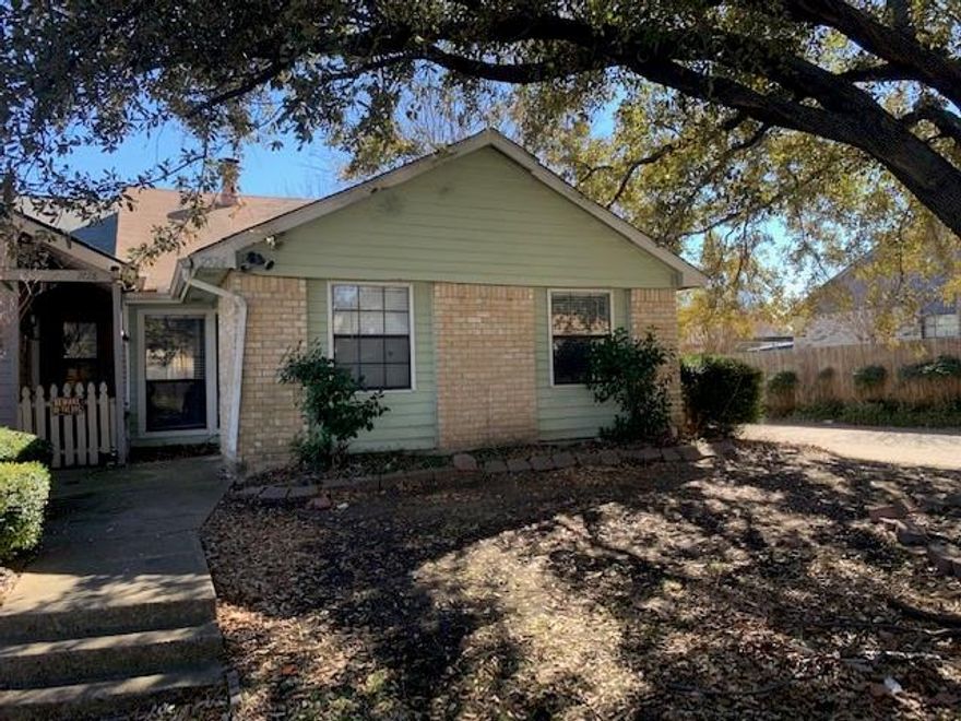 Updated 3 bedroom 2 bath half duplex ready for a family. Large sized living area and open kitchen layout. Granite counters and Stainless steel appliances, laminate flooring, and lots of natural light. Updated bathrooms, spacious primary bedroom, and separate laundry room. This home features rear covered parking, a covered patio to enjoy Texas weather, and low-maintenance landscaping. The location is convenient to shopping, dining, and highways. Previous tenant loved living here and if circumstances had been different she never would have left.