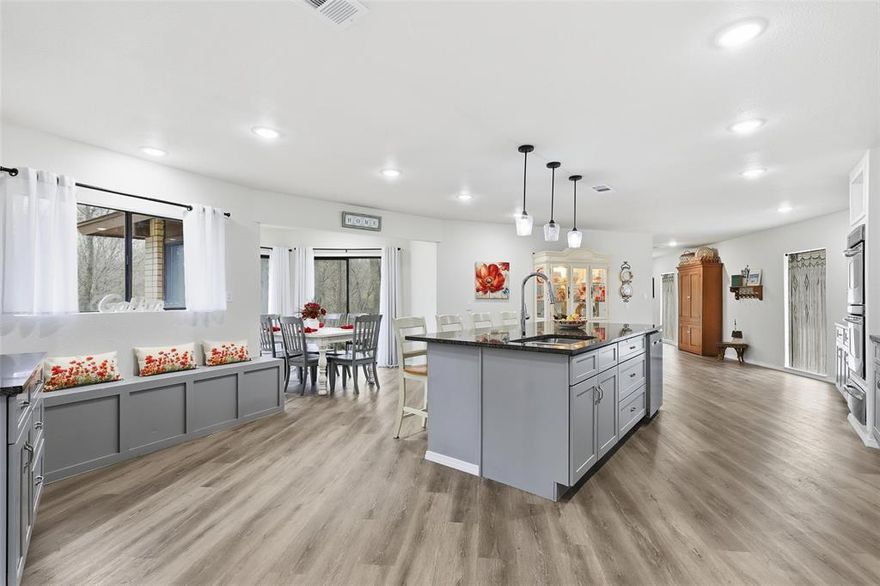 Exceptional Opportunity: Turnkey Remodeled Dual-Home Retreat on 3 Acres. ABNB ready.
Discover a rare and versatile property featuring two completely remodeled single-story homes with a sparkling pool perfectly situated between them. Sold fully furnished, this retreat includes everything needed for immediate enjoyment or income production—right down to all dishes, cookware, linens, a pinball machine, and an air hockey table.

Designed to comfortably sleep up to 12 guests (including sofa sleepers), the layout is ideal for short-term rentals, corporate or business retreat use, or multigenerational living. Each home offers modern finishes, thoughtful updates, and seamless indoor-outdoor living, creating both privacy and connection.

Set on 3.14 peaceful acres within a rural subdivision, the property offers space, tranquility, and flexibility rarely found. A fully paid-off bank of 98 solar panels provides exceptional energy efficiency—electric costs are typically limited to the basic service fee.  Included is still most of an acre available for a shop or whatever the buyer wants.

Whether you’re seeking a profitable investment, a private family compound, or a unique gathering place for business or recreation, this property delivers unmatched value, comfort, and opportunity—all ready from day one.