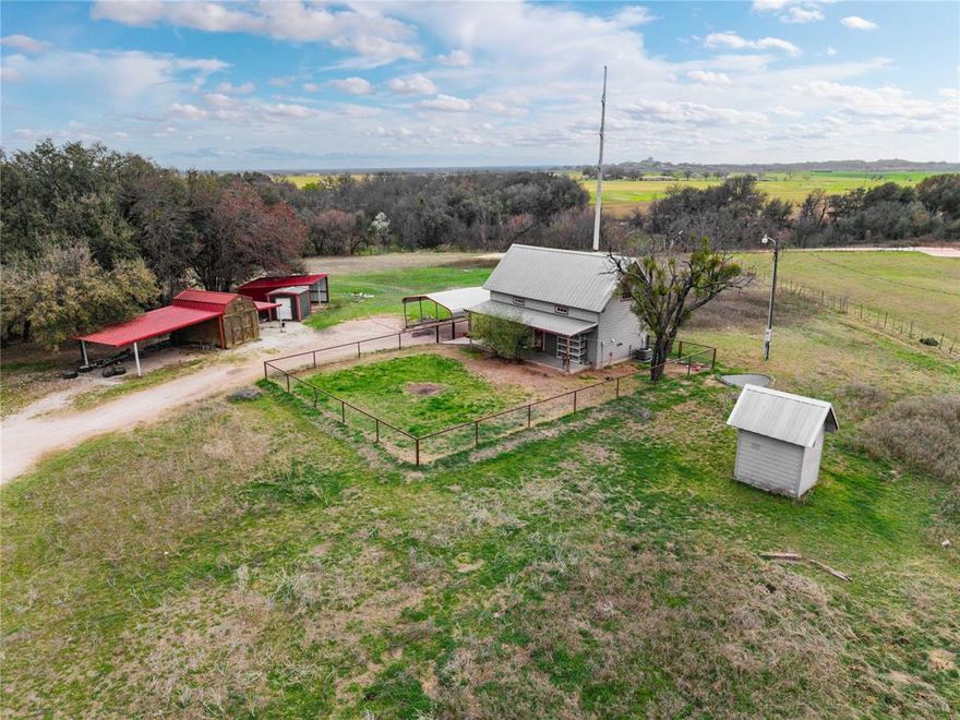 Your Peaceful Country Escape Awaits! Imagine waking up to wide open skies, fresh country air, and the quiet sounds of nature all around you. This charming 9.4-acre property outside the city limits offers the perfect place to slow down, spread out, and create the lifestyle you’ve been dreaming of. Designed with animal lovers in mind, the property features livestock accommodations with both electric and water extended to the animal pens, making daily care simple and convenient. Whether you have horses, livestock, show animals, or hobby farm plans, this setup is ready for you. The cozy, easy-to-maintain home is ideal for comfortable country living, while still giving you plenty of time to enjoy the land, hunting and the peaceful surroundings. A water well services the home, adding to the practicality & rural charm of the property. You’ll love the wide open outdoor space while still enjoying convenience—less than 10 minutes from Comanche and approximately 30 minutes to Brownwood. If you’ve been searching for acreage with a home, land for animals, or a quiet country retreat, this property offers the freedom and space to make it your own. This property features  • 9.4 Acres of Texas land • Outside city limits • Horse & Livestock ready property • Electric & water to animal pens • livestock accommodations • Water well servicing home • Easy-maintenance country home • Room for horses, livestock, or hobby farm • Peaceful rural setting • Dove and deer hunting • Quick access to town • Approx. 30 minutes to Brownwood Country living, room for your animals, and space to breathe — all waiting for you.