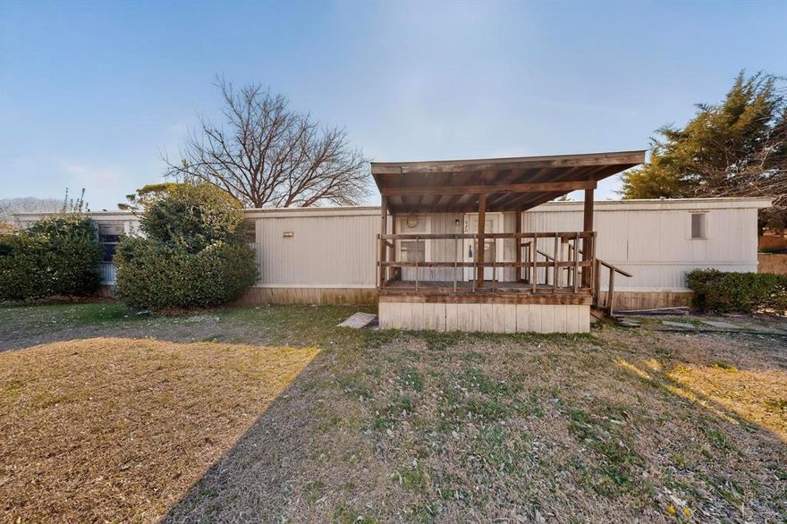 Opportunity awaits with this 2001 Spirit single-wide mobile home situated on a rare double lot with open field views behind the property — no rear neighbors. The extra land offers added space, flexibility, and privacy that’s hard to find at this price point.

This property presents strong investment potential as a rental, flip, or affordable housing option. The home needs bathroom repairs, cosmetic updates, and general cleaning, making it an ideal value-add project for investors or buyers looking to build equity. With the right improvements, this property could shine and deliver solid returns.