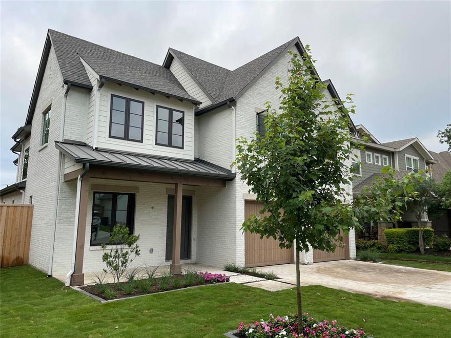 Stunning new construction by respected Newport Group in acclaimed Mockingbird Elementary just a short stroll to Tietze Park. This home offers a useful floor plan with an open living, dining, kitchen area. The home boasts transitional finishes, hardwood floors, quartz counter and commercial style stainless appliances. This is a rare five bedroom home with a guest room down and opulent owners retreat on the second level. There is a formal study, game room, second floor laundry.  The covered patio overlooks a generous back lawn with room for a pool.  Home is under construction and ready for the owner in approximately sixty days.  Plans and specs available at request.