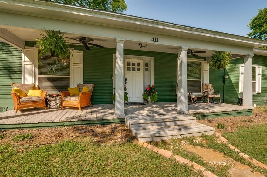 FABULOUS NEW PRICE!! Discover the perfect blend of vintage charm and modern living With a Great NEW PRICE in this beautifully updated 3-bedroom, 2-bath home, located on a .782 acre lot within a charming neighborhood that is convenient to US-287 and I-35.
This property offers small-town appeal with big city convenience being close to everything. Inside, you'll love the open-concept layout, where the living, dining, and kitchen areas flow effortlessly for easy entertaining. A custom built-in dining island doubles as a cozy breakfast spot or work-from-home station. The oversized primary suite is tucked away for added privacy, while two spacious secondary bedrooms share a well-appointed hall bath—ideal for guests or family.  At the back of the home, a large mudroom and laundry area offers additional storage and functionality. The expansive backyard is ready for your imagination!
Think -  garden, play area, future pool, workshop, chickens, livestock, the possibilities are endless! Almost 1 Acre of yard and a 1910 Historic Home that is just over 1 mile from Downtown Waxahachie!Schedule your private showing today!  Additional features include a new electric gate to the back of the property, 1-car garage with an electric door and remote, covered parking for a second vehicle, additional gravel parking pad.
You can have chickens and livestock within the city limits of Waxahachie, but there are restrictions.Homes with this much charm and land so close to downtown Waxahachie are rare—don’t miss your chance to make it yours.