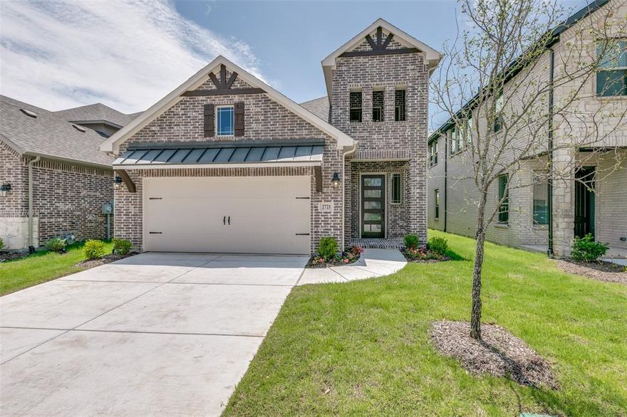 North facing new Windsor home with so many upgrades. Never lived in home with a covered front porch and so many upgrades!!! Open floor plan with more than enough ample light. Two bedrooms downstairs with two full bathrooms. Open floor plan with a gas range, big granite countertops, double oven, 10- ft ceilings downstairs and covered patio. Upstairs big game room with three bedrooms with big closets and a full bathroom with double vanity. Beautiful lawn with automatic sprinklers, a kids' playground, and walking trails. Easy access to city parks, restaurants, shopping, and entertainment.