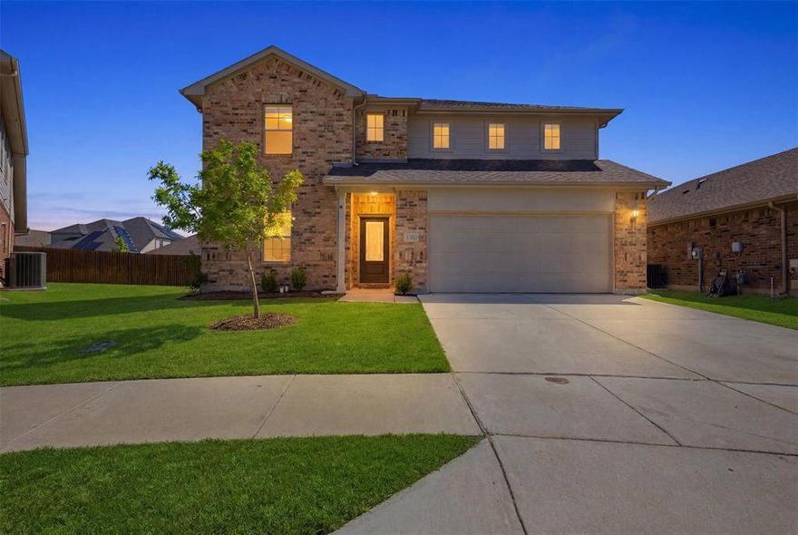 Welcome to 10620 Muckleshoot St. located in the highly desirable Cibolo Hills community just blocks away from the new Eagle Mountain High School, the future on site elementary school (to be completed by 2027) and 20 minutes north of downtown Fort Worth! Cibolo Hills is a wonderful community with a resort style pool, community center, jogging and bike paths and playground for the kids. Encompassing over 3,000 sq ft, this 5 bedroom, 3 bathroom, 2 car garage home is perfect for your growing family looking to settle down in the Fort Worth area. The ground floor has a great open floorplan with a clean and bright kitchen that flows naturally into the dining and living area that has prestigious cathedral ceilings. The primary bedroom is on the first floor and has a large en suite bathroom with linen closet and huge walk in closet. Two more bedrooms are on the ground floor and one could function perfectly as an office, playroom or study. The second floor is home to three more bedrooms, a large family room and walk in closet perfect for extra storage. Take advantage of the large fenced in backyard that is a great space for hosting or enjoying quiet evenings in. You'll love the added pavement in the backyard that has endless possibilities of use! This is one you have to see in person; schedule your showing today!