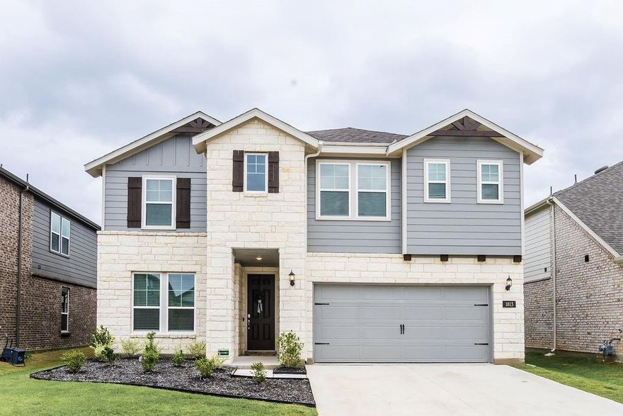Are you looking for nearly-new construction at a lower purchase price? Welcome home!!! Built in April 2025, this home is gently lived in and is a blank slate with lots of natural light and bright whites! This home combines timeless design, functionality, and comfort. The gorgeous blonde oak LVP floors provide durable support and modern style. There's no shortage of space with five generously sized bedrooms, huge game-media-play-room upstairs, and downstairs area perfect for entertaining! White granite countertops and cabinets throughout provide neutral backgrounds for virtually any decorator's taste. The downstairs guest bedroom also functions perfectly as an office or sitting room. The two car garage perfectly fits an 18 foot boat for those who do not want to pay to store at a facility! You'll never get bored in the neighborhood complete with multiple resort style amenities such as pools, parks, pickleball courts, events almost every day, 6 hole putting green and MORE!!! Located right in the neighborhood is a top rated elementary school with a brand new middle school just across the street. Motivated sellers! Owner agent.