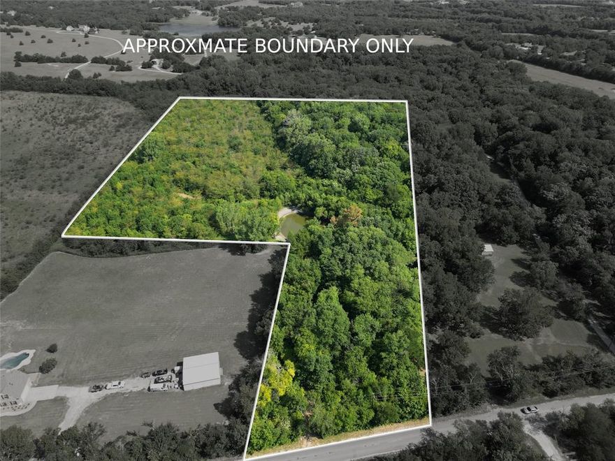 WATER METER INCLUDED. Stunning 16.5-Acre Wooded Retreat in Southeast Grayson County. Nestled along the picturesque Bethel-Cannon Road, this expansive 16.5-acre property offers a rare opportunity to own a piece of natural beauty in southeast Grayson County. Located just east of Van Alstyne and within the highly regarded Van Alstyne Independent School District, this land provides a perfect blend of privacy and convenience.

The property is a nature lover’s dream, with lush, mature old-growth timber and emerging forest, creating an enchanting landscape. The diverse terrain supports a vibrant wildlife habitat, including abundant whitetail deer, making it ideal for hunting or simply enjoying the serenity of nature.
An array of trails weaves through the property, including an accessible entry point directly off Bethel-Cannon Road. Whether you're looking for a peaceful walk or to explore your land, these trails offer endless possibilities.

The property includes a picturesque pond, adding to the tranquil atmosphere and providing a perfect spot for fishing, relaxing, or enjoying the scenic surroundings.

With quick access to major highways, this property is only 7 miles from Van Alstyne, 17 miles to McKinney, 14 miles to Sherman, and 30 miles to Frisco—offering a prime location for those who want both seclusion and convenience for commuting in nearly every direction.
Don’t miss the chance to own this spectacular piece of Grayson County. Whether you're looking for a private location to develop a homesite, a hunting retreat, or a weekend getaway, this property is full of potential.