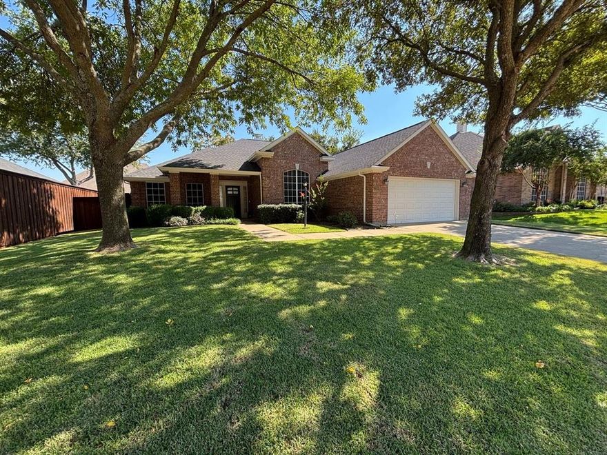 Welcome to this stunning 4-bedroom, 2-bathroom home located in desirable South Flower Mound, TX. This single-story gem boasts an open floor plan, accentuated by rich wood floors that add a touch of elegance to the space. The light and bright kitchen is a chef's dream, featuring granite countertops, a glass tile backsplash, and a 5-burner gas cooktop. The home's ideal location is just a few steps away from a beautiful park, perfect for outdoor activities. It's also conveniently located near Lake Grapevine and Flower Mound High School, and a short distance from the Riverwalk and Lakeside Shopping, offering a variety of retail and dining options. As an added bonus, yard service is included and the water bill is covered by the owner, providing you with a hassle-free living experience. Experience the best of Flower Mound living in this beautiful home.

Pets allowed but subject to owner approval. Deposit of $350 per pet is required. Application Fee is $50 per adult 18 and older.
All residents are enrolled in the Resident Benefits Package (RBP) for $50.00 per month which includes liability insurance, credit building to help boost the resident’s credit score with timely rent payments, up to $1M Identity Theft Protection, HVAC air filter delivery (for applicable properties), move-in concierge service making utility connection and home service setup a breeze during your move-in, our best-in-class resident rewards program, on-demand pest control, and much more! More details upon application.