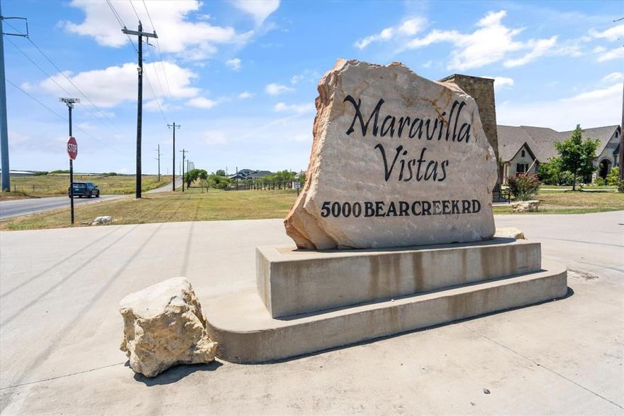 Maravilla Estates offers amazing views and located just a short distance from Fort Worth in the highly desirable Aledo area.  The 10+ acres lots are spacious and offer peaceful settings with various topography offerings.  You choose your own builder and all lots are subject to architectural requirements.   MLS photos are not lot specific of Maravilla Estates.  School and property information to be verified by owner and buyer's aqent.