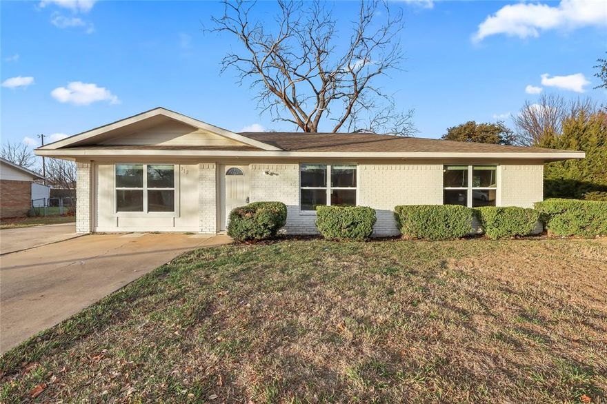 Welcome to this beautifully renovated 3-bedroom, 2-bath home in Princeton, TX! 

Sitting on a large lot, this home offers the space and flexibility today’s buyers are looking for , giving you plenty of space for outdoor living, entertaining, or future expansion. Inside, you’ll find thoughtful updates throughout, creating a warm and modern feel you’ll love coming home to.

All of this for $240K, making it one of the best values currently available in Princeton.