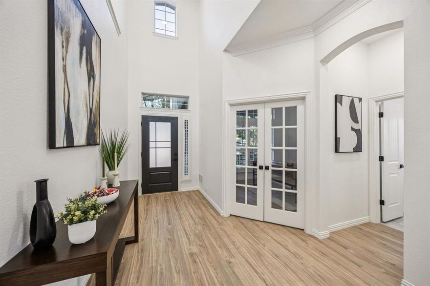 AMAZING OPPORTUNITY TO OWN A STUNNING LIKE-NEW RENOVATION IN STONEBRIDGE RANCH (FRISCO ISD)!

Why settle for basic features when you can have the best of both worlds? This 4-bedroom, 3.5-bath home sits on a corner cul-de-sac lot in the highly desirable Aspendale neighborhood—offering the feel of a brand-new home with the charm and maturity of an established community. Every inch has been thoughtfully updated to deliver modern comfort, style, and convenience.

Inside, you’ll find new floors, new fixtures, fresh paint, a brand-new front door, new appliances, new cabinetry in the kitchen and all bathrooms, and quartz countertops throughout. The kitchen is a true showpiece with its 9-ft quartz island, sleek cabinetry, and modern appliances, all flowing into the spacious family room.

The oversized primary suite is a private retreat with a spa-inspired bathroom, while a dedicated home office adds work-from-home convenience. Upstairs, three additional bedrooms—including one with an en-suite bath—pair with a large game or media room for flexible living. All bathrooms have been fully renovated with designer finishes.

Major improvements include a 2019 roof and a recently replaced fence. Stonebridge Ranch enhances the lifestyle with resort-style amenities—pools, golf, lakes, trails, and parks—plus top-rated Frisco ISD schools and easy access to shopping, dining, and US-75.

This fully renovated home delivers modern luxury in one of McKinney’s most established and sought-after communities—schedule your showing today! 1 Mile away from H-E-B. 1.2 Miles away from Market Street. 0.5 Mile away from Gabe Nesbitt Community Park, Apex Centre, and McKinney Pickleball and Tennis Courts. LOCATION LOCATION LOCATION!