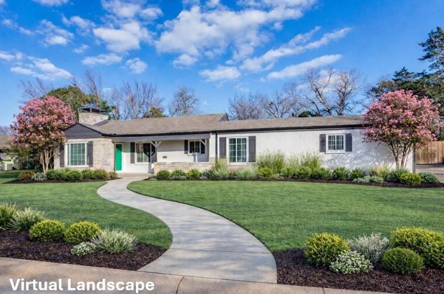 Charming Austin Stone gem located less than one mile from TCU and just minutes from campus and game-day excitement. Situated on a spacious corner lot, this home features new paint inside and out, wide-plank laminate flooring throughout most living areas and new carpeting in the bedrooms. Recent updates enhance both style and comfort, including warm tones throughout, energy-efficient windows, recessed lighting, and soaring 8.5-foot ceilings. The excellent floor plan is filled with natural light, and a versatile bonus room can easily serve as a bedroom, second living area, or home office. The recently updated primary bathroom is a standout, showcasing an oversized subway-tiled shower with seamless glass doors and a modern vessel sink. Full of character and thoughtfully updated, this home is truly a jewel! Note: Some photos are virtually staged for visual perspective.