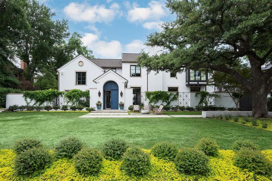 Stunning estate situated on a rare 0.48-acre lot in the heart of Highland Park. This exceptional 9,460-square-foot residence features 5 bedrooms, 6 full baths, and 2 half baths, seamlessly blending timeless architecture with modern luxury. Soaring ceilings, abundant natural light, and impeccable craftsmanship define the interiors, while the gourmet kitchen opens effortlessly to expansive living and entertaining spaces. The spacious primary suite offers a serene retreat with a spa-inspired bath and generous walk-in closets. An elevator provides convenient access to all levels. Outdoor living is truly unparalleled, showcasing a resort-style pool and spa, a fully equipped outdoor kitchen, cabana, putting green, and beautifully landscaped grounds—perfect for entertaining. Additional highlights include a 3-car garage and an unbeatable location just moments from Highland Park Village, Knox Street, parks, and top-rated HPISD schools.
