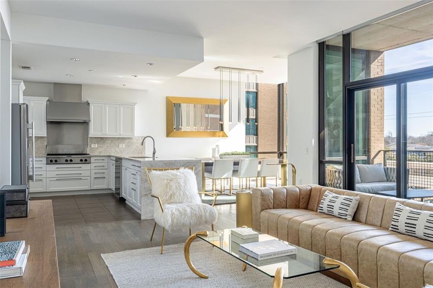 Refined urban living perfectly positioned at The Highland, just steps from SMU and moments from the Park Cities. Designed for comfort and style, this private retreat blends hotel level amenities with the ease of a lock and leave lifestyle. The open living area features soaring ceilings, natural light, and clean modern finishes. A sleek kitchen with Kitchen Aid appliances, granite countertops, and breakfast bar seating connects seamlessly to the living and dining area, ideal for entertaining or unwinding in style. Step out onto the balcony to greet the morning sun, with east facing views over the resort style pool and cabanas. Inside, the spacious primary suite offers a tranquil escape with a spa inspired bath featuring a soaking tub, glass shower, dual vanities, and generous dual closets. Residents enjoy the best of both worlds. Exclusive condominium privacy paired with access to The Highland’s premium amenities. Valet, concierge, fitness center, poolside service, and acclaimed restaurant and bar. Located in the heart of Dallas, you’re within minutes of Highland Park Village, NorthPark, the Katy Trail, and Uptown’s finest dining and nightlife. Luxury. Location. Lifestyle. All in one exceptional address.
