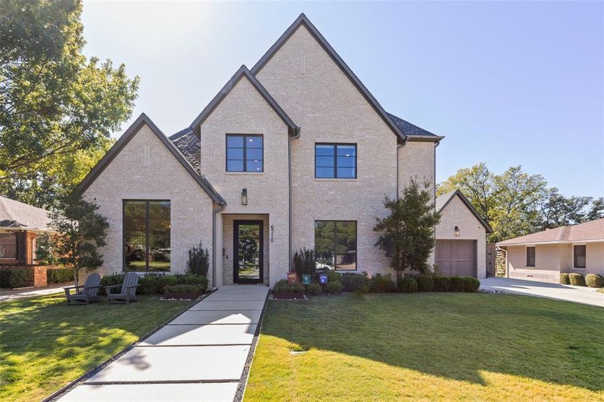 Stunning Thomas Signature home located in the heart of Preston Hollow. This gorgeous transitional home features white oak wood floors through out its spacious open concept floor plan. An oversized kitchen island with Quartzite countertops, Thermador appliances, and loads of storage. Downstairs the luxurious master retreat boasts a spa like bathroom with gold fixtures and a sleek soaking tub. Another secondary bedroom downstairs is perfect for guests or in-laws. Tall ceilings allow an abundance of natural light to flow into the home no matter where you are. Upstairs you'll find a media room, game room, and three additional bedrooms. The cozy patio complete with a fireplace overlooks the backyard which provides ample room for a pool.