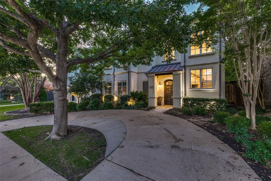 Experience upscale living in this exceptional 5-bedroom, 5.1-bath residence in sought-after Briarwood. Designed with both comfort and sophistication in mind, the main level centers around an inviting living room with fireplace, opening to a gourmet kitchen, wet bar, and dining space—ideal for entertaining. The upstairs primary suite offers a serene retreat, complete with a sitting area and a spa-inspired ensuite featuring dual vanities, a garden tub, a separate shower, and a spacious walk-in closet. The backyard oasis includes a covered patio, outdoor living space, and a sparkling pool. A two-car attached garage with a tandem third spot and ample storage throughout complete this exquisite home. All within walking distance to Inwood Village’s premier shops and restaurants.