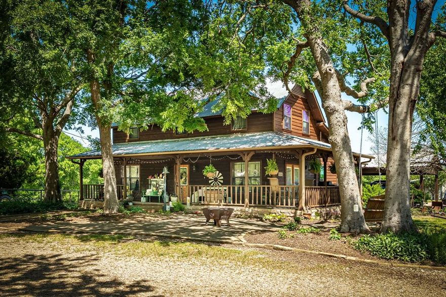 This is a lovely remodeled home on 29 Pristine acres in Blue Ridge! Located on Hwy 78, but secluded from the road, is a 3 BR and 2 ½ bath home with 2 barns. The house structure was stripped down to the studs in 2015 and fully remodeled. The renovation included new flooring throughout, new electrical and plumbing, and new HVAC. The floor plan features a primary bedroom on the first level, and two large bedrooms and a full bath on the second floor. The interior of the home is finished with rich hand scraped hardwood flooring on the first level, beamed ceilings, a stone fireplace, granite counter tops and SS appliances with a 6 burner gas range. The covered front porch wraps around the west and south side of the home. The back porch is also covered and faces east so the beautiful sunrises can be enjoyed with your morning coffee. This property is fully fenced with both pipe and barb wire fencing. There are two barns, one an old hay barn measuring 45 ft x 55 ft, and the second is a Morton barn measuring 36 x 72 ft with 8 horse stalls, 2 tack rooms, a wash bay, and a center aisle with drain. There is a heated and air conditioned office in the corner of the Morton barn with a full bath and a fold down Murphy bed for guest overflow.  Additional buildings on the property include a 12 x 40 ft loafing shed and a 12 x 20 ft “she shed”.  A tank pond is near the north side of the home. Come see this unique property that offers country living and beautiful views located on pristine land with easy access to Hwy 78 and Hwy 121.