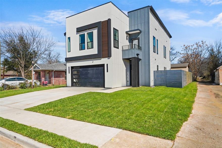 Photos are coming soon!!!!! Heart of West Dallas! Stunning newly constructed modern two-story residence offering refined design and upscale finishes just minutes from Downtown Dallas. This 4-bedroom, 3.5-bath home features a sleek stucco exterior and a thoughtfully designed open-concept layout, with a chef-inspired kitchen serving as the architectural centerpiece and flowing seamlessly into expansive living and entertaining spaces. The first floor includes a private attached 2-in-1 mother-in-law suite with full bath, ideal for multigenerational living or guests, along with a dedicated home office. The upper level is anchored by a luxurious primary retreat featuring dual vanities, a spa-style walk-in shower, and an oversized walk-in closet. Situated on a quiet residential street with effortless access to Trinity Groves, the Margaret Hunt Hill Bridge, major highways, and the Design District, this home delivers elevated urban living in one of Dallas’ most desirable emerging neighborhoods.