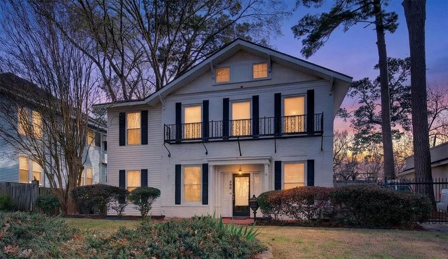 Here it IS! The beautifully restored Historic Home you have been looking for! And, an income-producing guest house in the back currently rented for $850 per month! Improvements in the past year include remodeling of the guest house, a new roof, and a plumbing upgrade out to the street. An engineers's report was done 1-7-2025.  See documents on file. This home features ample living space with 3 bedrooms and 3 full baths.  As a bonus, you'll get an office or playroom downstairs and 2 dining rooms!  One dining room could be used as an extra living space. The spacious kitchen features granite and stainless appliances with an island and ample cabinet and counter space. The primary suite features an elegant updated bathroom with a grandiose feel. The primary bath has tons of granite counter space with a double vanity and an updated shower. The additional two bedrooms are spacious with easy access to the third bathroom in the hallway. The fully fenced backyard has a brick patio and plenty of room for entertaining or just relaxing.  Additionally, there is an indoor utility&laundry room and an outside storage room. Lagniappe: Close to Centenary College and parade routes!