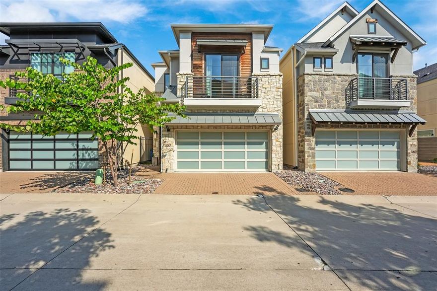 Discover this contemporary, pride-of-ownership home tucked behind a gated entrance in the vibrant Midtown at Merion Park. Built in 2017, this low-maintenance, lock-and-leave residence offers 1,747 sqft of thoughtfully designed living space with 2 spacious bedrooms plus a versatile loft. Roof, foundation, HVAC, and gas water heater, all from 2017. The open-concept living, dining, and chef-inspired kitchen create an inviting setting for both entertaining and everyday living. Upstairs features two oversized bedrooms, including a luxurious primary suite, along with a flexible loft ideal for a third bedroom, office, or additional living area. Stylish architectural finishes, designer lighting, a pantry, and walk-in closets elevate the home’s functionality and appeal. Enjoy resort-style amenities including a clubhouse, pool, grilling and fire pit area, green spaces, and guest parking—all covered by an affordable annual HOA. Ideally located just minutes from Park Lane, The Hill, NorthPark Mall, and with easy access to Downtown and Uptown Dallas, this home offers the perfect blend of modern comfort and urban convenience. 

Please provide at least 24 hours’ notice before showing. Gate code: 5231.