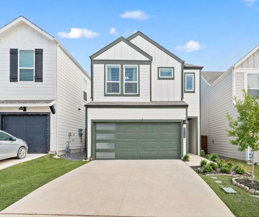 Step into modern luxury with this nearly-new 2024 build by **D.R. Horton**, located in the desirable Baker Landing subdivision of **Richland Hills**. Showcasing contemporary light gray and white finishes throughout, this two-story home offers 4 bedrooms and 2.5 baths with exceptional curb appeal.

One of the few homes in the area featuring a **2-car garage plus driveway parking**, this property combines style and functionality. Inside, you’re welcomed by an open-concept layout that seamlessly connects the living, dining, and kitchen areas—perfect for both everyday living and entertaining.

The chef-inspired kitchen features:

* Shaker-style cabinetry
* Sleek granite countertops
* Stainless steel appliances
* Gas range with vented hood
* Spacious layout overlooking the dining and living areas

The primary suite is a true retreat, offering a spa-like ensuite bath complete with:

* Fully tiled walk-in shower with glass enclosure
* Dual sinks
* Designer white countertops paired with rich gray cabinetry
* A hotel-inspired ambiance

Additional highlights include:

* Plantation shutters on every window
* Tankless water heater
* Smart Home System with phone-controlled features
* Covered patio and low-maintenance backyard—perfect for relaxing

Ideally located just 20 minutes from **DFW International Airport** with convenient access to Hwy 121, **Texas State Highway 183**, and major thoroughfares. Enjoy a short drive to excellent dining and shopping options.

Situated within **Birdville Independent School District**, known for its excellence in STEM, fine arts, and college preparatory programs from pre-K through high school.

Modern design, smart features, and an unbeatable location—this one checks all the boxes.