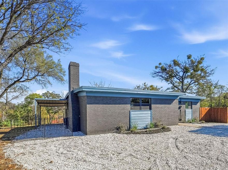 Welcome to this beautifully updated lakefront retreat on Lake Worth, tucked at the end of a quiet cul-de-sac at 1216 Abelia Ct, Fort Worth, TX 76108. This charming 1960s home has been thoughtfully modernized while preserving its original character, including refinished hardwood floors throughout. Enjoy serene water views, a peaceful neighborhood setting, and concrete steps that lead directly to the lake. The lot was originally permitted for a dock, offering potential for future waterfront enhancements.  Over the past three months, the home has received extensive renovations. Recent updates include new windows, new sliding glass door, new front door, brand-new A-C system, new bathroom, fresh interior and exterior paint, and all-new lighting and ceiling fans. The refreshed kitchen features new countertops and sink, new dishwasher, new disposal, new range, and new microwave. Additional improvements include a new privacy fence on the east side, resurfaced roof, and fully updated utilities.  This turnkey 2-bedroom home blends classic lakeside character with modern comfort—ideal for a full-time residence, weekend retreat, or investment opportunity on Lake Worth.